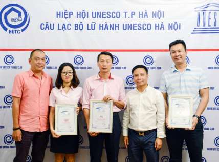 Giải Thưởng Từ CLB Lữ hành Unesco Hà Nội Và CLB Du lịch Thủ Đô