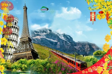 Tour Du Lịch Châu Âu 11 Ngày 10 Đêm Pháp - Thụy Sỹ - Ý - Vatican Tết  Âm Lịch 2024 (Bay Qatar Airways)