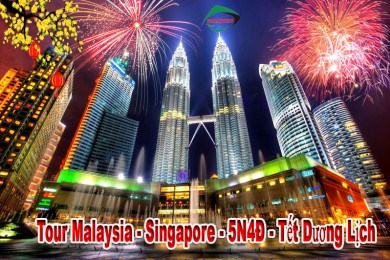 Du lịch Malaysia - Singapore 5 Ngày 4 Đêm Tết Dương Lịch 2024 (Bay AirAsia + Vietjet Air)